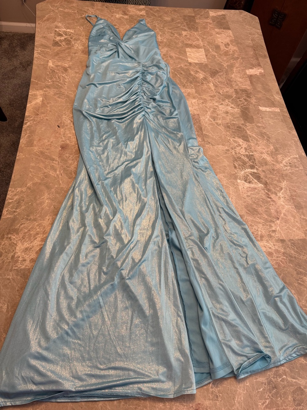 Maniju slit gown and sparkle dress M